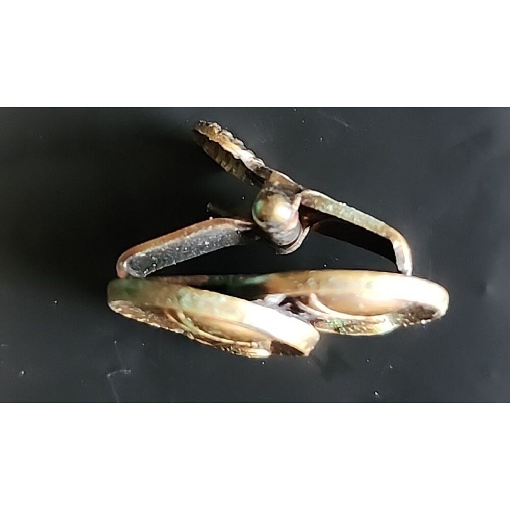 Vintage Roman Centurion Coin Tie Bar Gold Tone Men’s Clip Jewelry Retro Classic - Picture 3 of 7